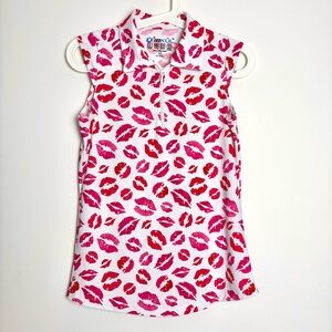 Ibkul Kiss Me Kate Sleeveless Polo Shirt Golf UPF 50+ Women’s XS